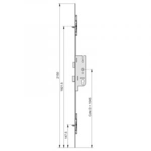 Cremone gu europa T20 40/2150 Ferco