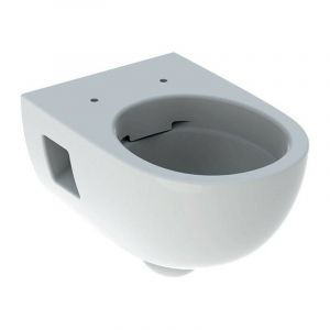 Cuvette wc suspendu Geberit Renova, semi-carénée, Rimfree, 53cm, Blanc