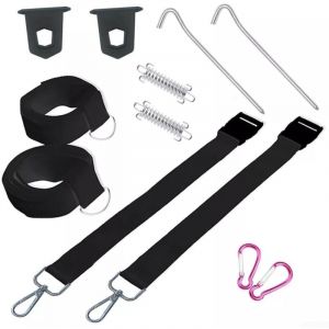 Kit d'arrimage d'auvent de type S, kit d'arrimage pour auvent, sangles tempête pour auvents de caravane avec ressorts et ancrages