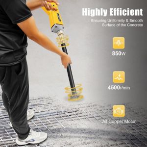 B&eacute;tonni&egrave;re - 800W &eacute;lectrique b&eacute;tonni&egrave;re m&eacute;langeur de bouteilles 5600 R / min bulles rapides b&eacute;tonni&egrave;re manuelle b&eacute;ton compresseur m&eacute;langeur de