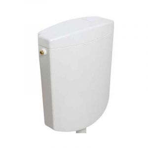 Plieger Ruhr R&eacute;servoir WC &agrave; profil bas, double chasse, 3,5 6/9 litres, r&eacute;glable, blanc