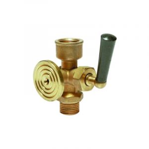 Robinet porte-manomètre à décompression à bride de contrôle - Mâle femelle 1/2' (15/21) Sferaco