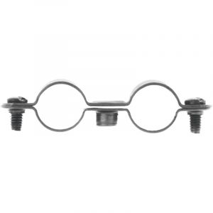 Collier double pour tube de 14 mm - sachet de 10