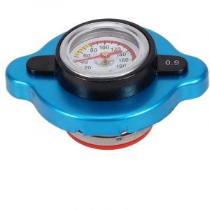 Bouchon radiateur thermomètre,Bouchon de radiateur de jauge thermostatique de voiture, jauge de pression de température de uchon de réservoir d'eau