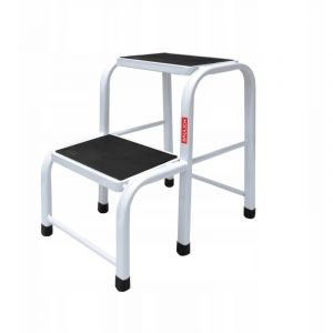 Tabouret, plateforme de travail, tabouret antidérapant, échelle escamotable, 2 marche, 150 kg, BAULICH
