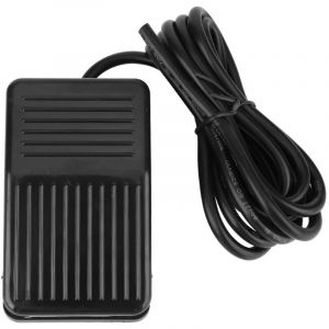 P&eacute;dale de Commande au Pied, 250VAC 10A, Noire, P&eacute;dale Pratique pour Perceuses d'&eacute;tabli pour Machines &agrave; Instruments (Longueur de ligne 2 m&egrave;tres)
