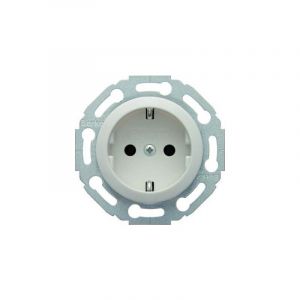 414520 steckdose schuko 1930/GLAS/PALAZZO POLARWEI&szlig;, gl&auml;nzend - Berker