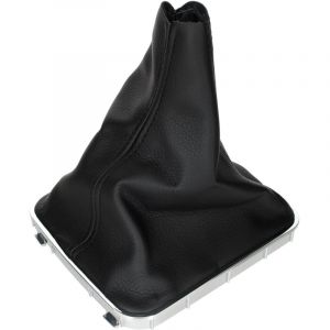 Soufflet de levier de vitesse Opel Zafira B 05-15 NOIR + PETIT cadre CHROM&Eacute;