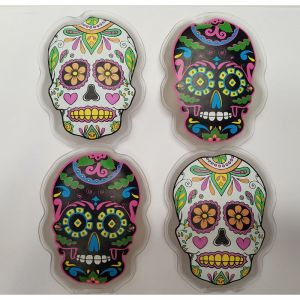 Chaufferettes T&ecirc;te de mort x 4