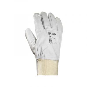 Gant de maîtrise Eurotechnique en cuir de chèvre gris T9 coverguard 2249
