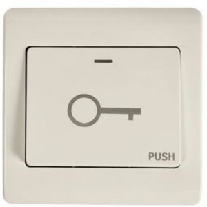 Silvercloud Scpb101 Bouton de Sortie Chrome Poli Bouton Poussoir pour contr&ocirc;le d'acc&egrave;s