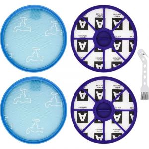 Lot de 4 Replacement Filtre Lavable Pièces et Accessoires pour Aspirateur Dyson DC19, DC19T2, DC20, DC21, DC29