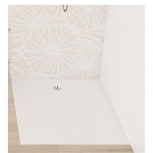 Kinedo - Receveur acrylique Kinesurf Nova (avec bonde) - 160x90 cm - Blanc mat - PN12
