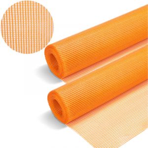 Hengda - swanew Armature fibre de verre treillis, toile de renfort 100m², tissu de renfort en fibre de verre, 4x4 mm Orange