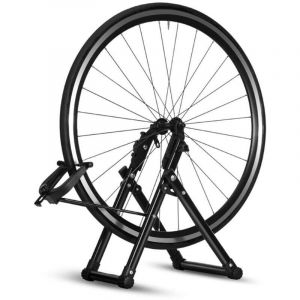 Support de Réglage de Vélo, Pliable Centreur de Roue de Vélo Robuste en Alliage d'Aluminium Stand Adaptées aux Pneus de 16 à 29 Pouces