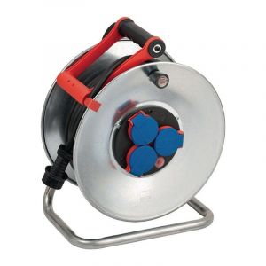 Dérouleur de câble Garant s 25 m H07RN-F 3 x 2.5 mm² 3 prises de courant de sécu