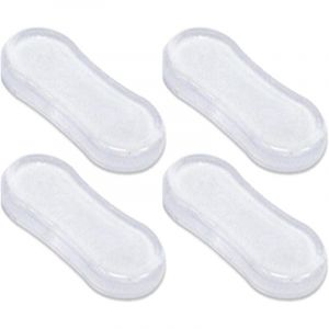 Tampons Abattant WC Silencieux Universels Adh&eacute;sifs Protection Pare-Chocs Si&egrave;ge Toilette