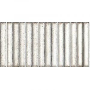 Mosa&iuml;que en gr&egrave;s c&eacute;rame LITTLE BARS - Chalky - Brillant - bo&icirc;te de m2