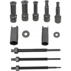 Kit d'extraction de roulement intérieur de moto, ensemble d'outils de retrait d'extracteur de roulements internes avec clips ouverts de 5 tailles