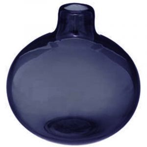 Vase Soliflore En Verre &ndash; D 12 x H 11 cm - bleu