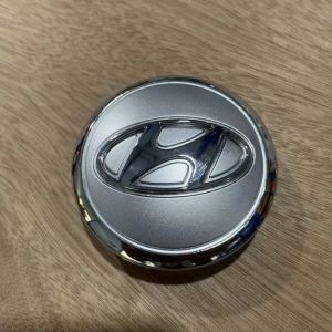 Cache-moyeu de roue 65mm pour Hyundai Verna &ndash; Centre de jante voiture, capuchon de moyeu, cache roue automobile, kit 4 pi&egrave;ces, accessoire jante