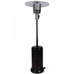 Parasol chauffant gaz epoxy noir inox Merca Tools