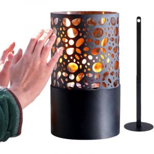 Lampe &Agrave; Br&ucirc;leur &Agrave; &Eacute;thanol - Portable Design Creux En Fer Double Couche D&eacute;cor - Br&ucirc;leur &Agrave; &Eacute;thanol De Table,Pour Thanksgiving F&ecirc;te D'Anniversaire