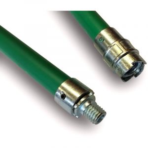Kibros - Canne de ramonage verte kiblok Rallonge kit Embout acier filet&eacute; M121,75mm - Quantit&eacute; x 6 - Cannes kiblok - 2 m