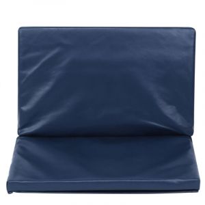 Repose-pieds pour pédale de fauteuil roulant handicapé, coussin élévateur, coussin de jambe, accessoire de protection (16x20x1 pouces, bleu)