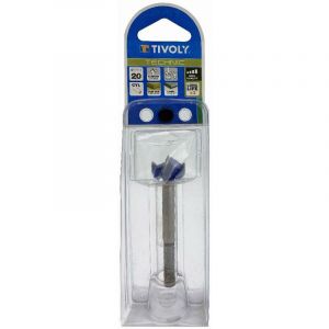 Tivoly - Mèche charnière Ø20 plaquette carbure queue cylindrique Lg.79,6 mm - 11102422000