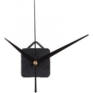 Basetbl - Mécanisme d' Horloge à Quartz 3 Aiguille Super Silencieux Noir