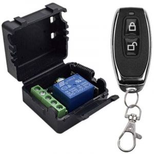 433Mhz T&eacute;l&eacute;commande sans Fil Universelle Interrupteur dc 12V 1CH Module R&eacute;cepteur Relais rf Transmetteur Momentan&eacute; Loquet &agrave; Bascule pour