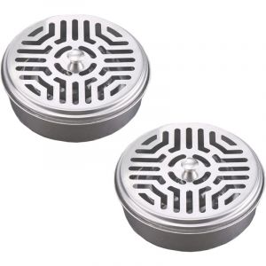 2 Pièces Supports en Spirale de Moustiques en Acier Inoxydable, pour Bobines de Moustiques, Support Spirale Anti Moustique Bobine, pour Maison,