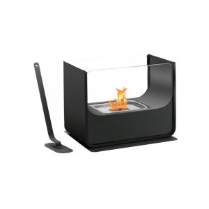 Chemin&eacute;e rectangulaire au bio&eacute;thanol