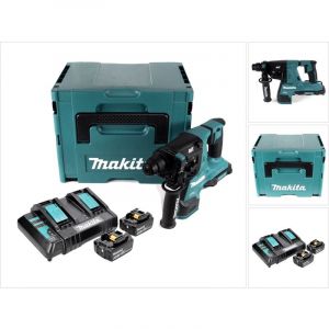 Makita DHR 280 CTJ Marteau perforateur sans fil 36 V ( 2x 18 V ) 2,8 J SDS-plus Brushless+ 2x batterie 5,0 Ah + double chargeur + Makpac
