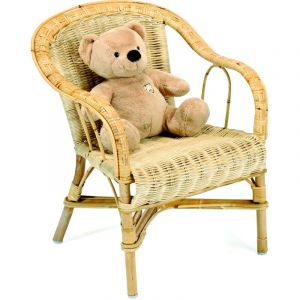 M&s - Fauteuil crapaud enfant en rotin naturel - moritz
