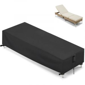 Housse pour Transat Jardin Housse de Chaise Longue de Jardin Housse de Protection Transat Bain de Soleil Ext&eacute;rieur Anti UV Housse de protection pour