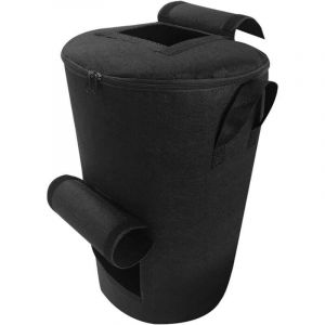 Composteur, sac de compost de jardin, noir, 57 L