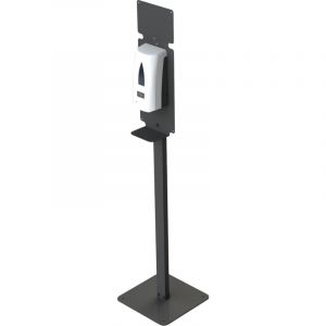 Jvd - Totem de désinfection des mains avec un distributeur de gel automatique Yaliss blanc - Matériel professionnel