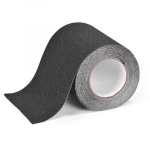 Bande Antid&eacute;rapante Adh&eacute;sive pour Escaliers, Friction, Abrasif pour les S&eacute;curit&eacute;, Escabeau, Int&eacute;rieur, Ext&eacute;rieur, Haute Traction, 15CM x 5M, Noir