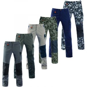 Kapriol - Tener&egrave; Pro Pantalon de travail multipoches - m - Grigio/mimetico