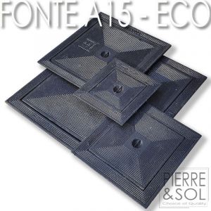 Couvercle en fonte pour regard d'inspection - A15 - LINE ECO - 35 x 35 cm
