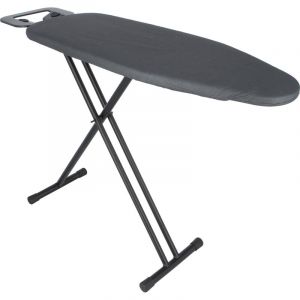 JVD - Table &agrave; repasser Element, cadre acier soud&eacute;, plateau en treillis, repose-fer int&eacute;gr&eacute;, housse noire, hauteur r&eacute;glable - Mat&eacute;riel professionnel