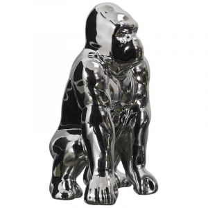 Statue The Home Deco Factory Gorille 10 cm Noir
