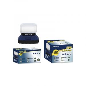 Jupiter - lanterne de camping led cree-xpe 150lm - 3 intensit&eacute;s - r&eacute;sistance ipx4 - fonctionne avec 4 piles aa (non incluses) - couleur bleu/noir