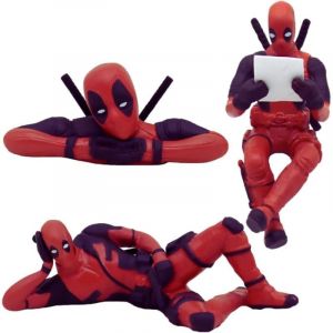 Lot de 3 super-héros, figurines d'action, Deadpool, accessoires de table de bureau de voiture, décorations de gâteaux Deadpool, fournitures de fête