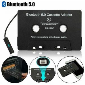 Debuns - Bluetooth 5.0 Convertisseur de cassette &agrave; l'ancienne Lecteur de cassette voiture MP3 Bluetooth Mains-libres Enregistrement t&eacute;l&eacute;phonique,de