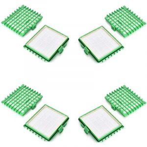 Tuserxln - 4 pièces ZR002901 Filtre pour Rowenta Silence Force,Silence Force Compact, Silence Force Extreme,X-Trem Power/XL/Allergy Care(RO5745EA ne