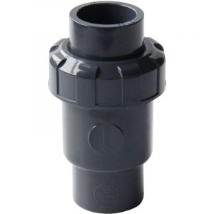 Clapet anti-retour &agrave; bille 20 25 32 40 50 63 75 90 110 mm, clapet anti-retour en PVC (diam&egrave;tre int&eacute;rieur 32 mm)
