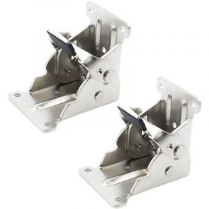 Feiyue - Lot de 2 charnières pour étagères pliables, matériau de haute qualité, support de pied de table pliant pour meubles de cuisine